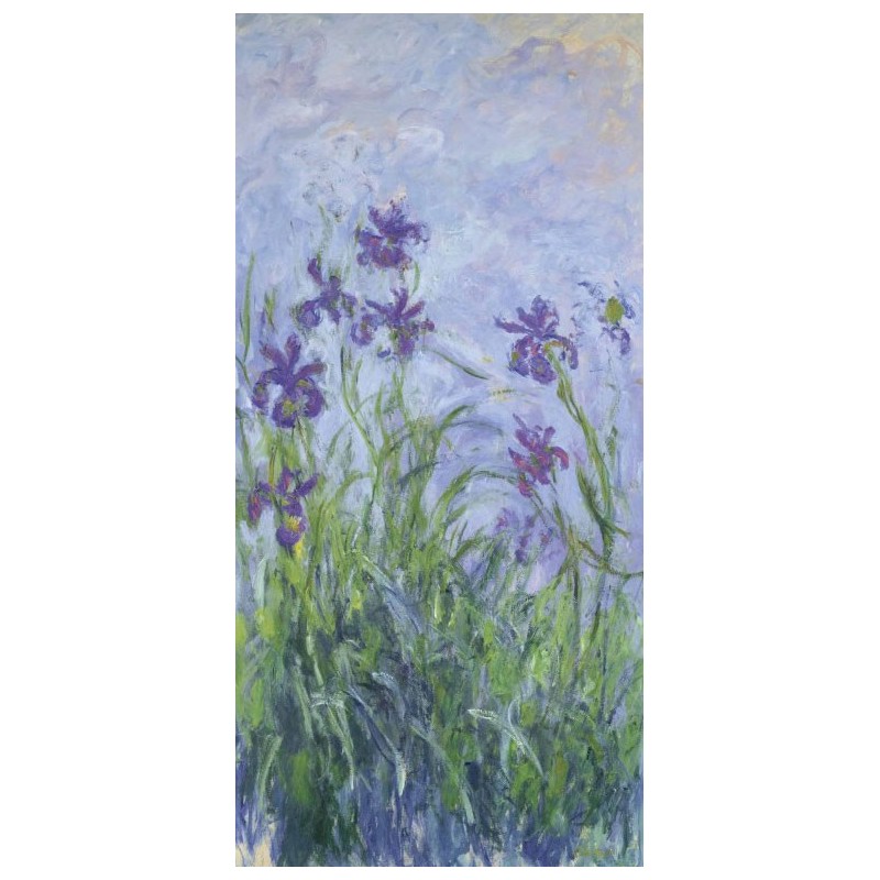 Puzzle 1000 pièces - Monet - Iris mauve un jeu Ricordi