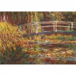 Puzzle 1000 pièces - Monet - Le pont japonais un jeu D-Toys