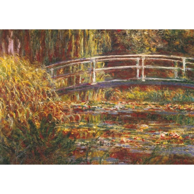 Puzzle 1000 pièces - Monet - Le pont japonais un jeu D-Toys