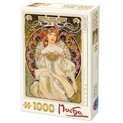 Puzzle 1000 pièces - Mucha - Rêverie un jeu D-Toys