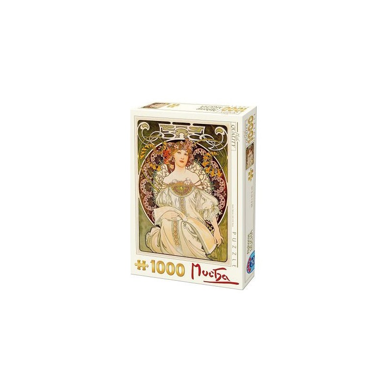 Puzzle 1000 pièces - Mucha - Rêverie un jeu D-Toys