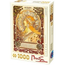 Puzzle 1000 pièces - Mucha - Zodiac un jeu D-Toys
