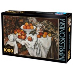 Puzzle 1000 pièces - Cézanne - Nature morte un jeu D-Toys