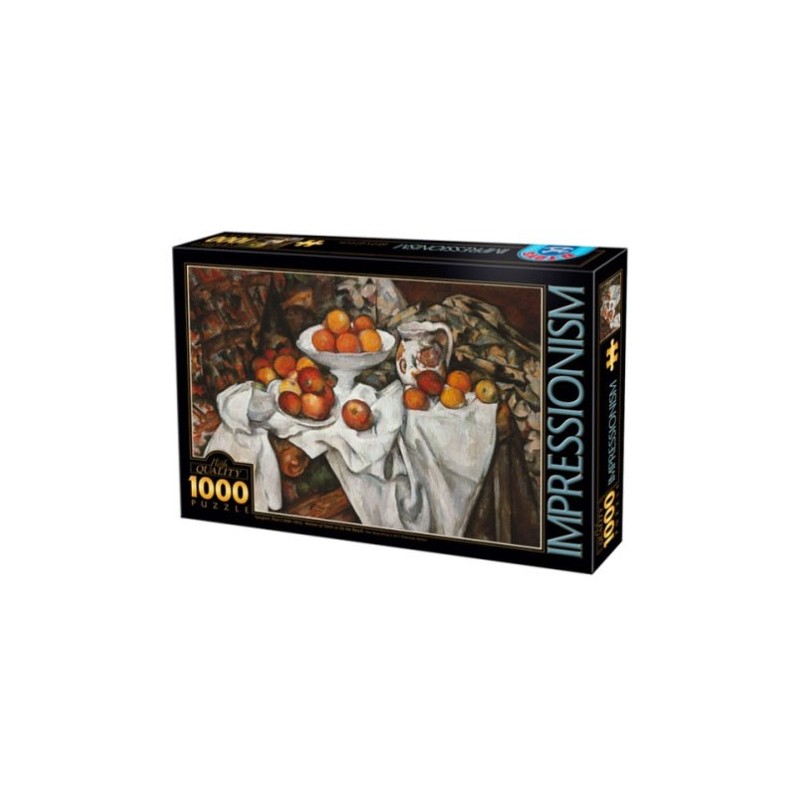 Puzzle 1000 pièces - Cézanne - Nature morte un jeu D-Toys