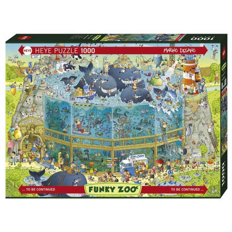 Puzzle 1000 pièces - Ocean habitat un jeu Heye