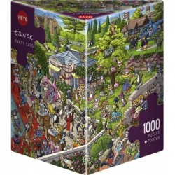 Puzzle 1000 pièces - Tanck - Party cats un jeu Heye