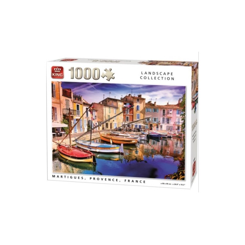 Puzzle 1000 pièces - Martigues Provence un jeu King Puzzle 1000 pièces - Martigues Provence un jeu King
