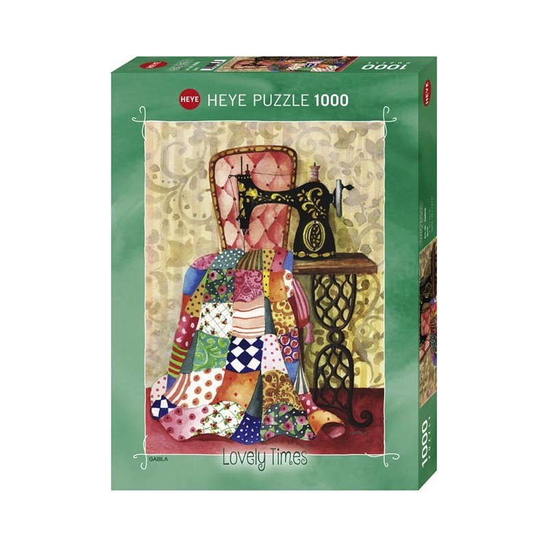 Puzzle 1000 pièces - Quilt un jeu Heye