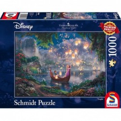 Puzzle 1000 pièces Kinkade - Raiponce un jeu Schmidt