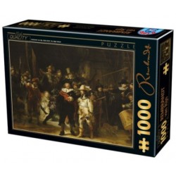 Puzzle 1000 pièces - Rembrandt - La nuit un jeu D-Toys