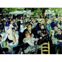 Puzzle 1000 pièces - Renoir - Moulin de la galette un jeu Ricordi