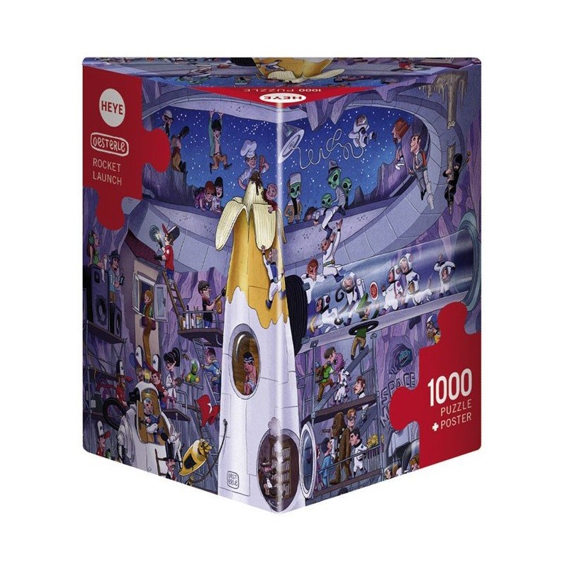 Puzzle 1000 pièces - Oesterle - Rocket launch un jeu Heye Puzzle 1000 pièces - Oesterle - Rocket launch un jeu Heye