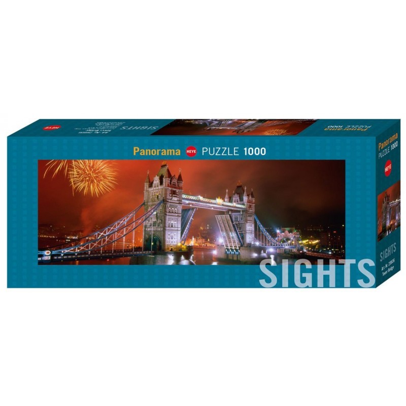 Puzzle 1000 pièces - Sights tower bridge un jeu Heye Puzzle 1000 pièces - Sights tower bridge un jeu Heye