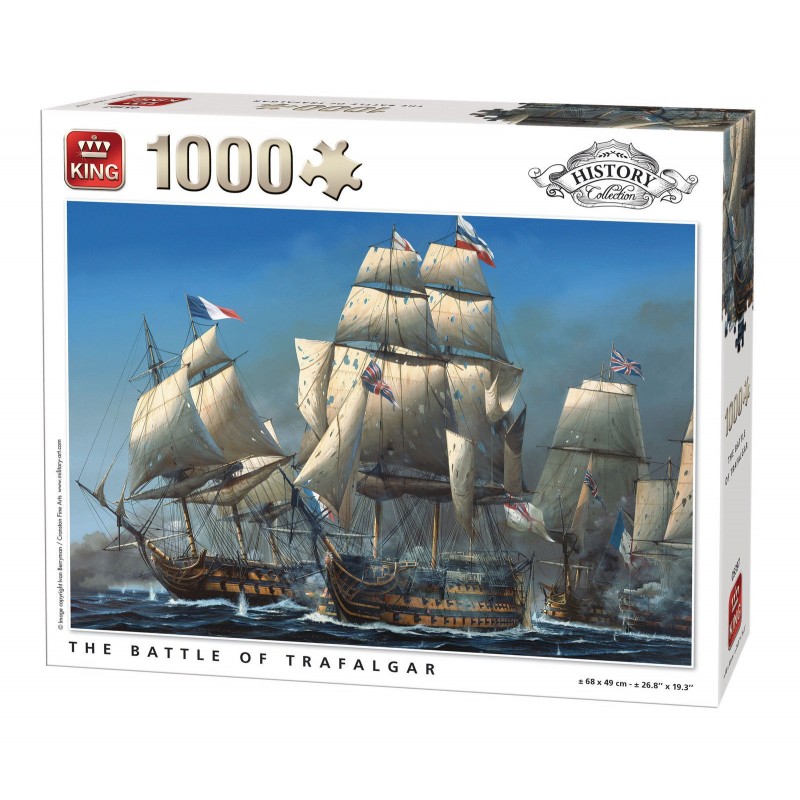 Puzzle 1000 pièces - Battle Trafalgar un jeu King Puzzle 1000 pièces - Battle Trafalgar un jeu King