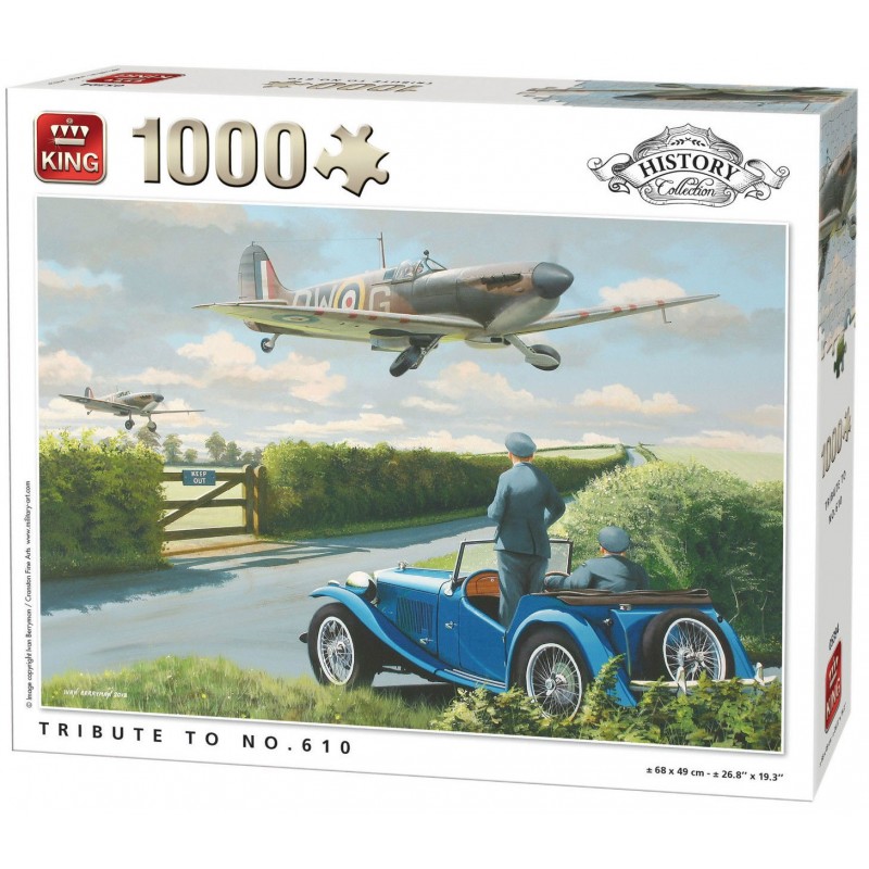 Puzzle 1000 pièces - Tribute to n 610 un jeu King