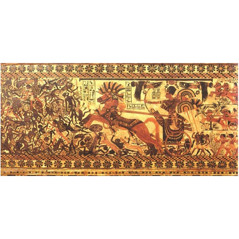 Puzzle 1000 pièces - Tutankhamon in the battle of thebes un jeu Ricordi