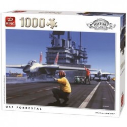 Puzzle 1000 pièces - USS Forrestal un jeu King