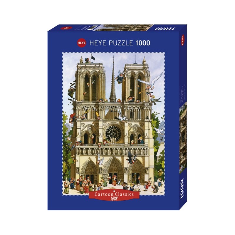 Puzzle 1000 pièces - Vive notre dame un jeu Heye