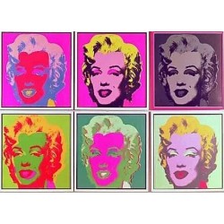 Puzzle 1000 pièces - Warhol - Marylin un jeu Ricordi