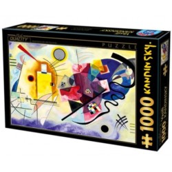 Puzzle 1000 Kandinsky - Yellow-red-blue un jeu D-Toys