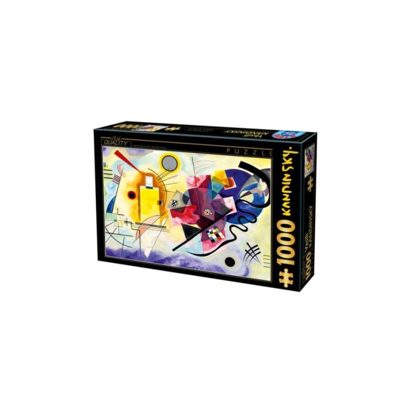 Puzzle 1000 Kandinsky - Yellow-red-blue un jeu D-Toys