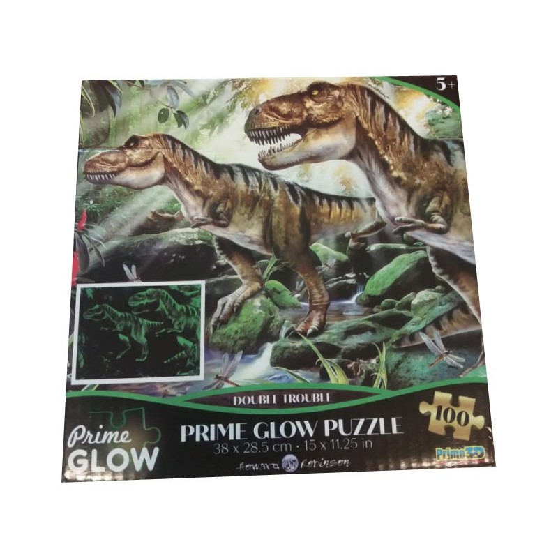 Puzzle 100 pièces - Glow in the dark - Double trouble un jeu