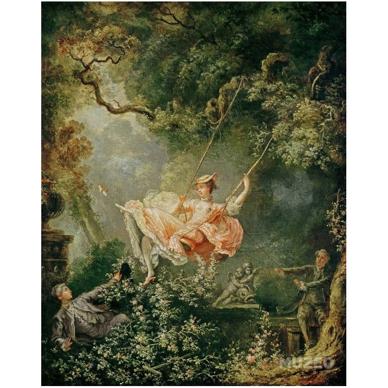 Puzzle 1500 pièces - Fragonard - On the swing un jeu Ricordi