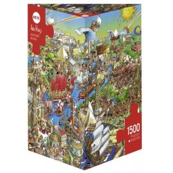 Puzzle 1500 pièces - Prades - History river un jeu Heye