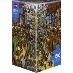 Puzzle 1500 pièces - Oesterie - library un jeu Heye