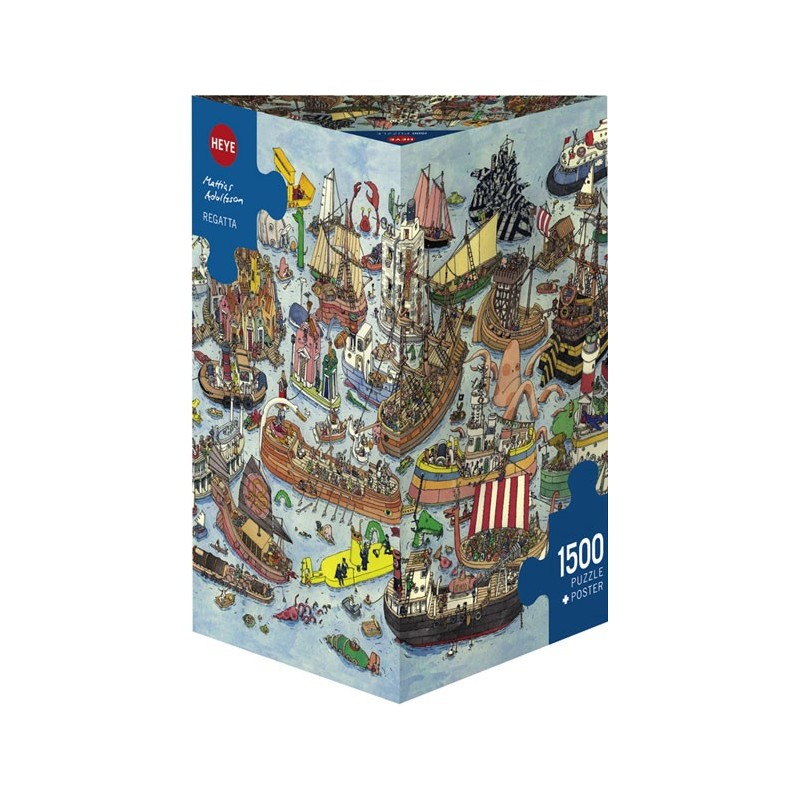 Puzzle 1500 pièces - Regatta un jeu Heye