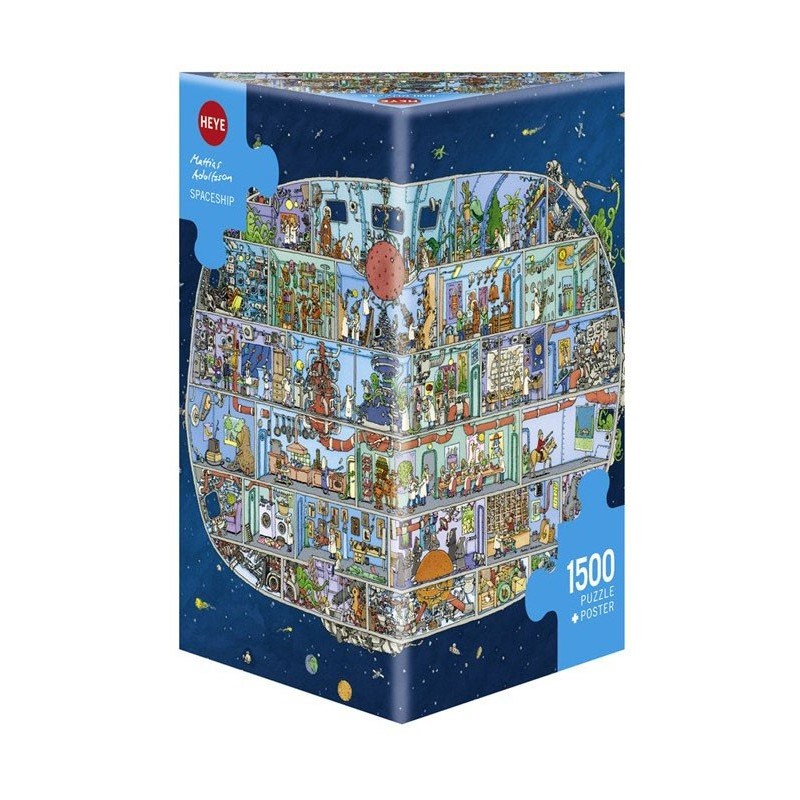 Puzzle 1500 pièces - Spaceship un jeu Heye