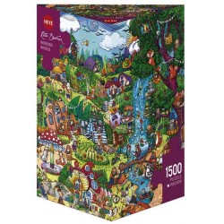 Puzzle 1500 pièces - Berman - Wonderwoods un jeu Heye