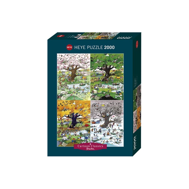 Puzzle 2000 pièces - 4 seasons un jeu Heye