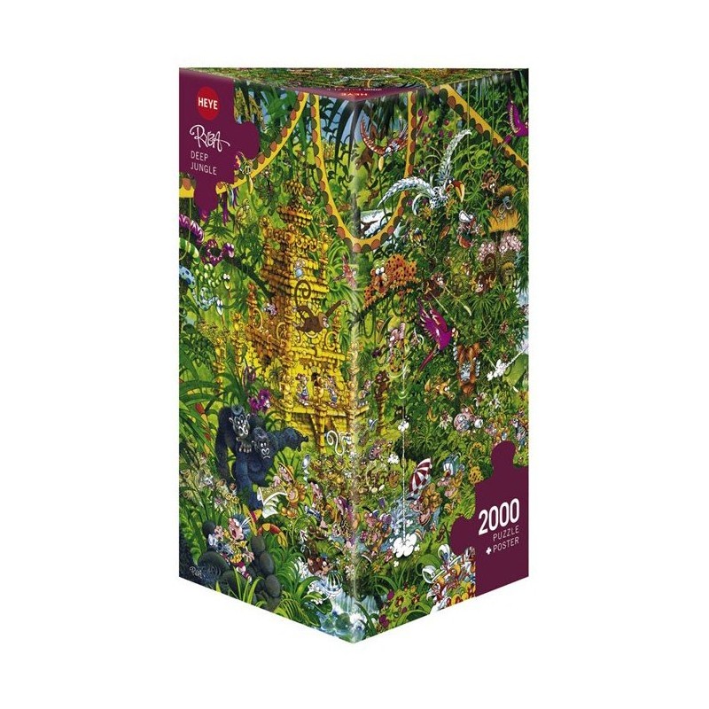 Puzzle 2000 - Ryba - Depp jungle un jeu Heye Puzzle 2000 - Ryba - Depp jungle un jeu Heye