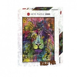 Puzzle 2000 pièces - Lion's Heart un jeu Heye
