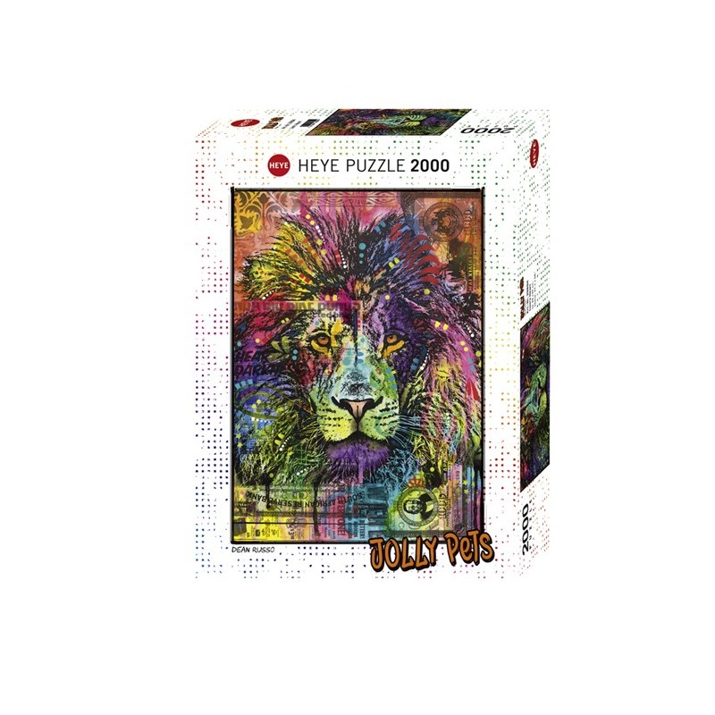 Puzzle 2000 pièces - Lion's Heart un jeu Heye Puzzle 2000 pièces - Lion's Heart un jeu Heye