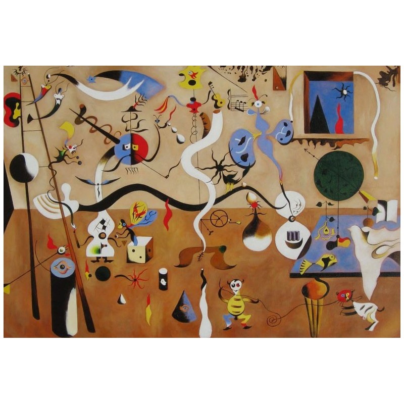 Puzzle 2000 pièces - Miro - Carnaval d'Arlequin un jeu Ricordi