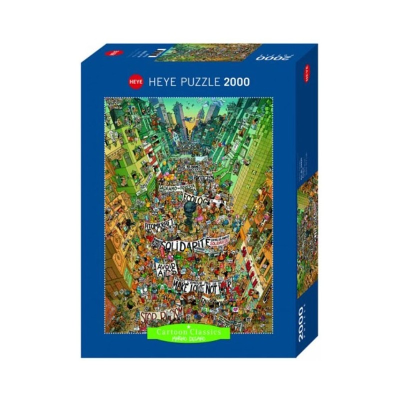 Puzzle 2000 pièces - Protest ! un jeu Heye