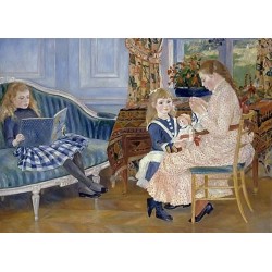 Puzzle 2000 pièces - Renoir - Children's afternoon at Wargemont un jeu Ricordi