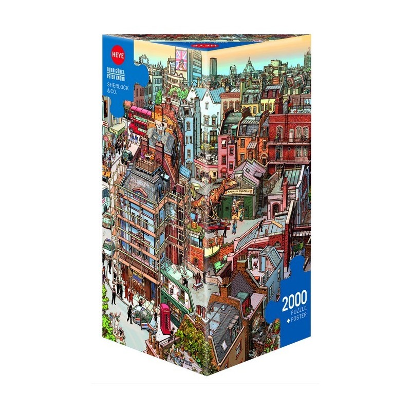 Puzzle 2000 pièces - Sherlock and co un jeu Heye Puzzle 2000 pièces - Sherlock and co un jeu Heye