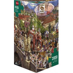 Puzzle 2000 pièces - gÕbel/knorr - street parade un jeu Heye