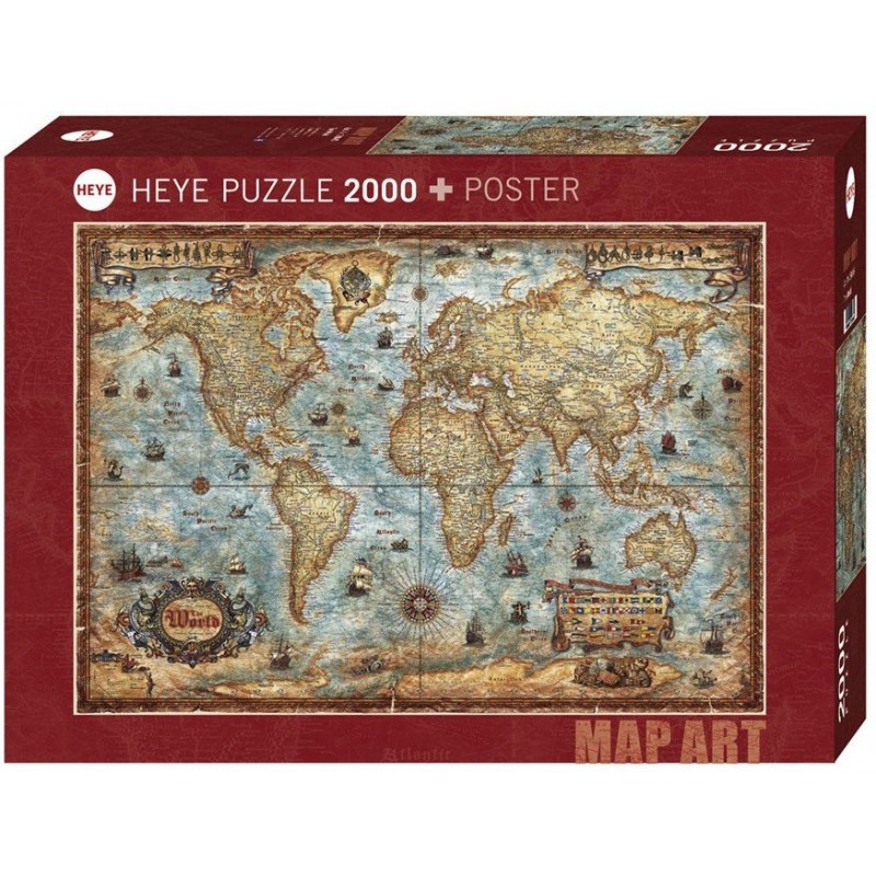 Puzzle 2000 The world un jeu Heye