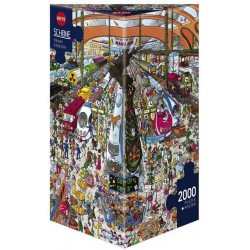 Puzzle 2000 pièces - Schone - Train station un jeu Heye
