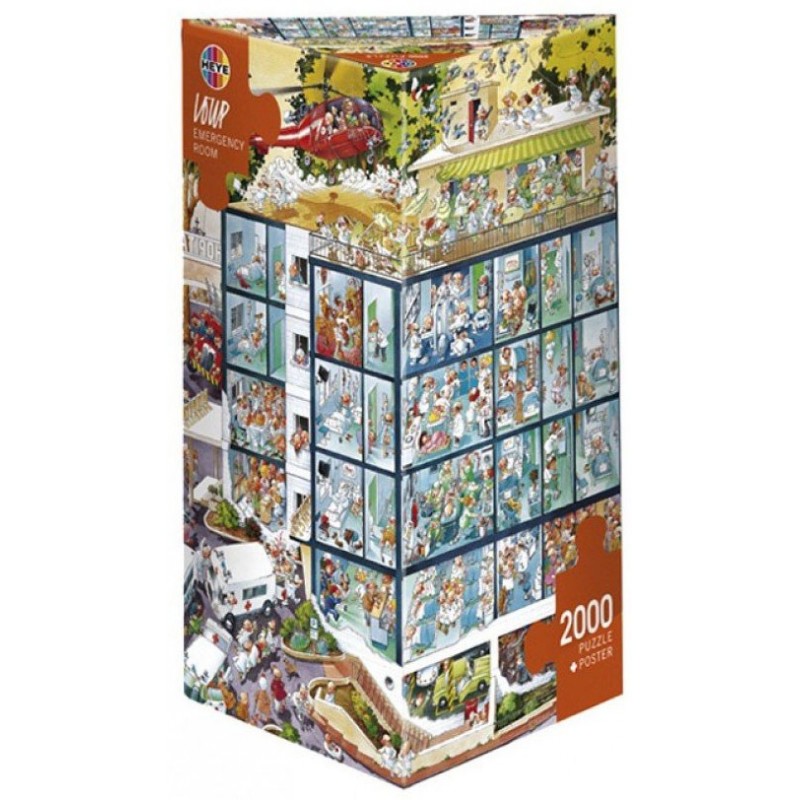 Puzzle 2000 pièces - Urgences un jeu Heye