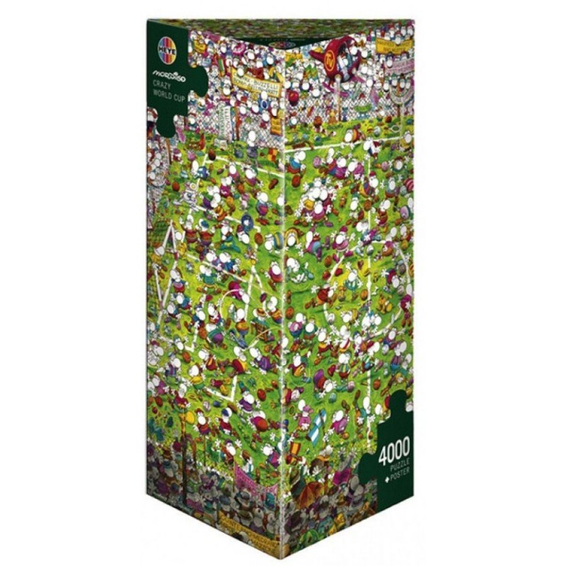 Puzzle 4000 pièces - Crazy world cup un jeu Heye