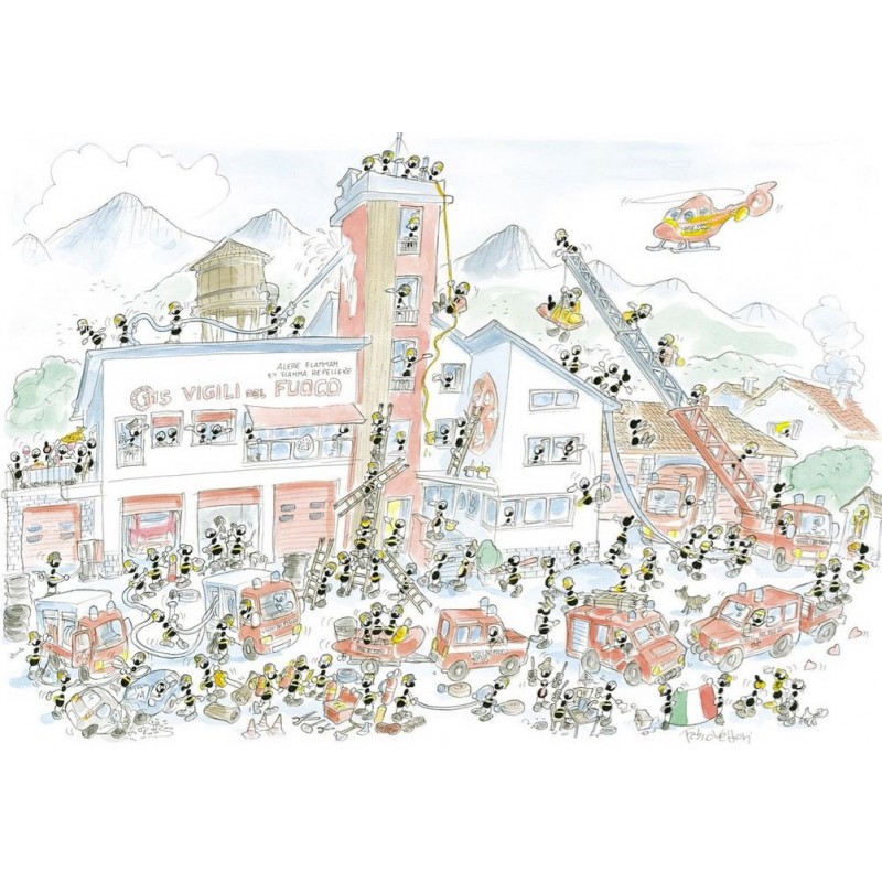 Pompiers - 540 pièces un jeu Akena Pompiers - 540 pièces un jeu Akena