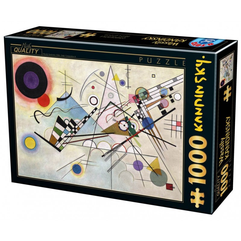 Composition 8 - Kandinsky - 1000 pièces un jeu D-Toys