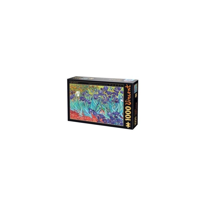 Iris - Van Gogh - 1000 pièces un jeu D-Toys