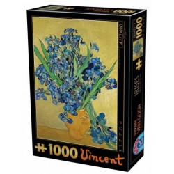 Puzzle 1000 pièces Van Gogh Les Iris un jeu D-Toys