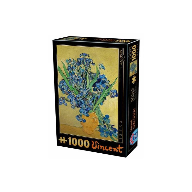 Puzzle 1000 pièces Van Gogh Les Iris un jeu D-Toys